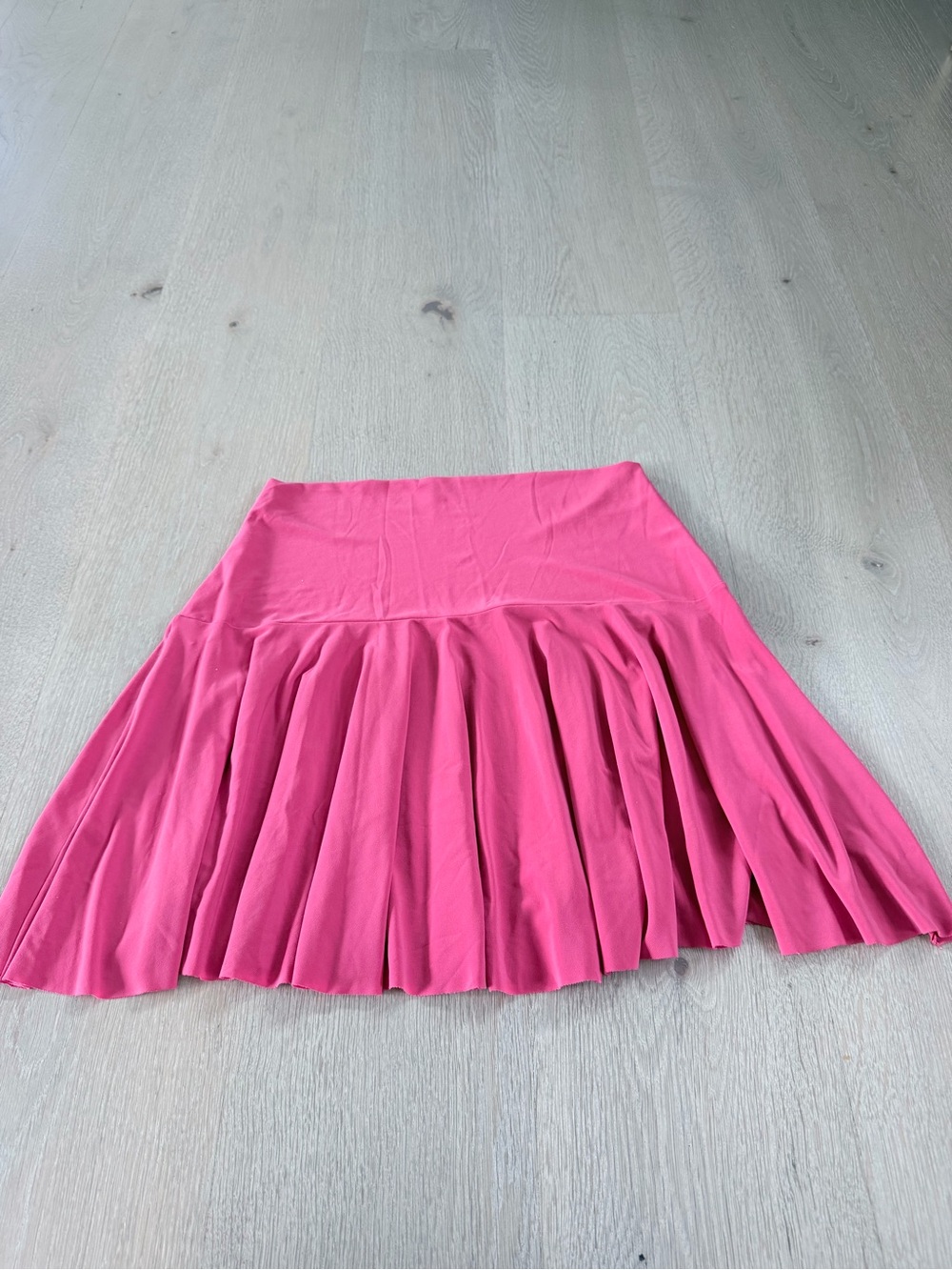 Women's Pink Pleated A-Line Skirt size M